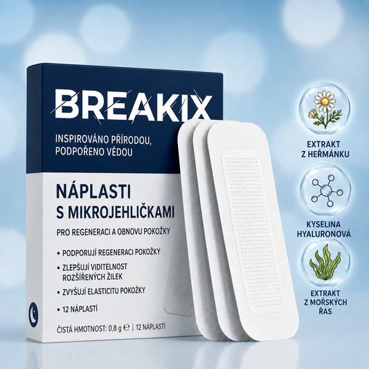 Breakix® VeinTarget náplasti s mikrojehličkami