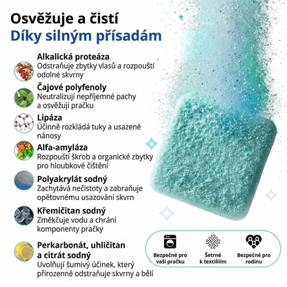 Profi čistič pračky – aktivní enzymy