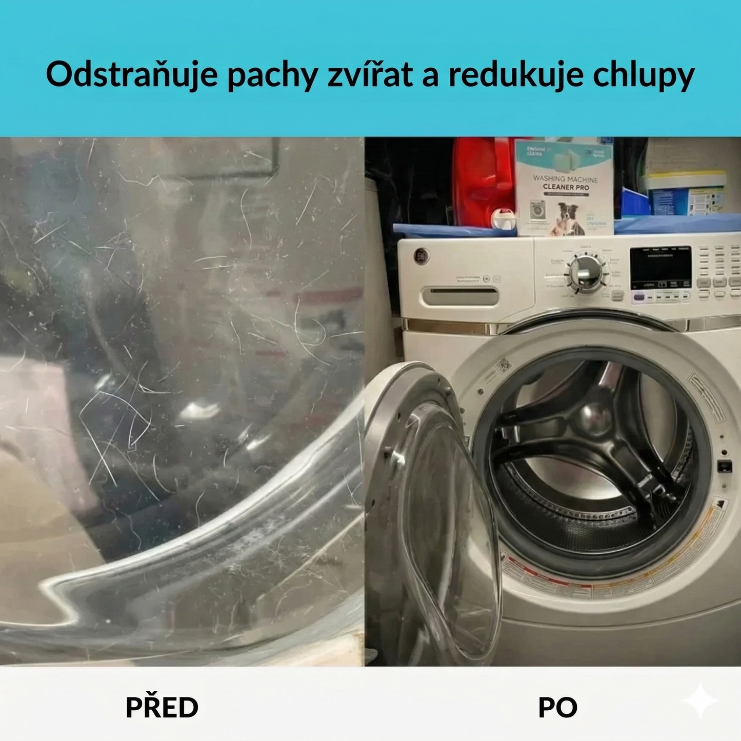 Profi čistič pračky – aktivní enzymy